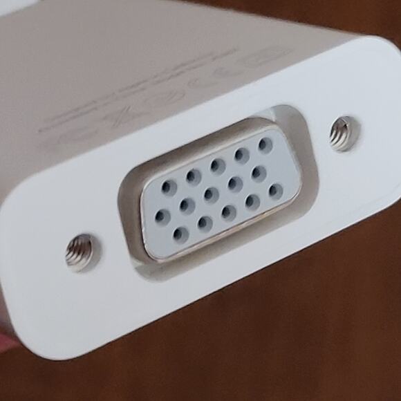 APPLE A1307 Mini Display Port Mini DP to VGA Cable Adapter Used - Picture 8 of 9